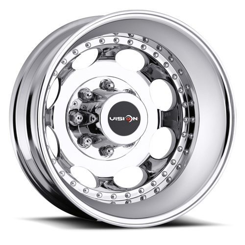16x5.5 Vision 181Z Hauler Chrome 6x205 ET-126.05 Wheel Rim
