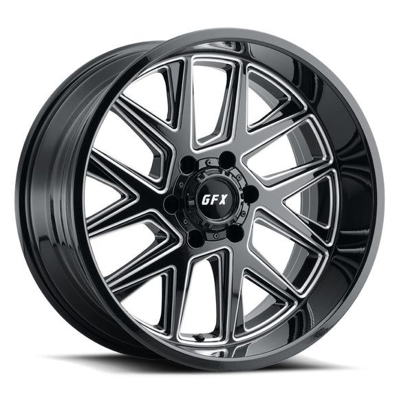 18x9 G-FX TM6 Gloss Black Milled 6x139.7 ET12 wheel/rim