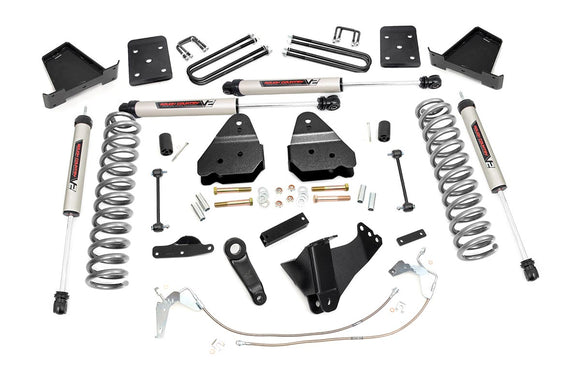 4.5 Inch Lift Kit - W/O Overloads - V2 - Ford Super Duty 4WD (08-10)