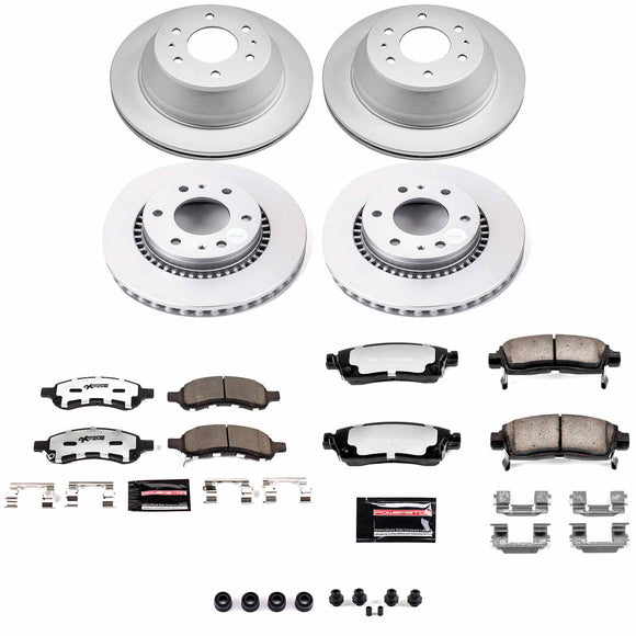 Z36 Truck & Tow Premium Carbon-Fiber Ceramic Brake Pad and Fully Coated Rotor Ki