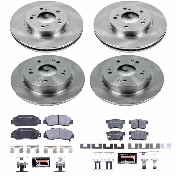 PowerStop Track Day Spec High-Performance Brake Pad and Rotor Kit
