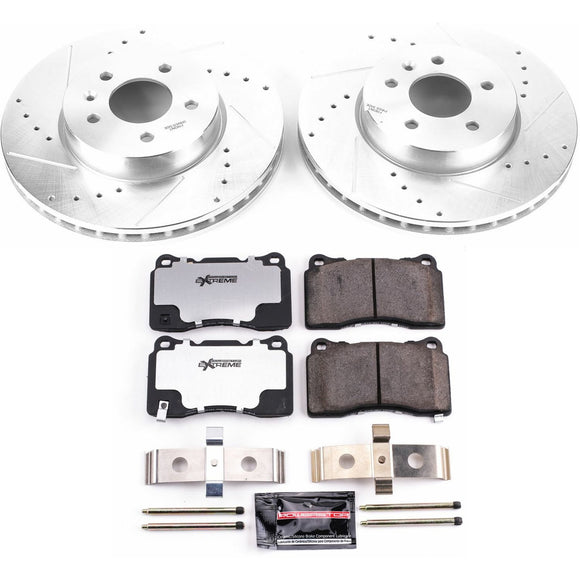 PowerStop Z26 Street Performance Ceramic Brake Pad and Drilled & Slotted Rotor K