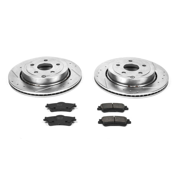 PowerStop Z23 Daily Driver Carbon-Fiber Ceramic Brake Pad and Drilled & Slotted