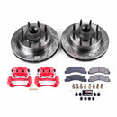 PowerStop Z23 Daily Driver Carbon-Fiber Ceramic Pads Drilled & Slotted Rotor & C