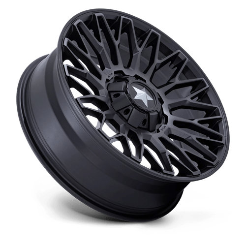 24X7 MSA OFFROAD WHEELS M50 Clubber Matte Black Ddt 5x114.3 ET0 Wheel Rim