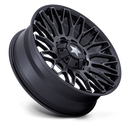 24X7 MSA OFFROAD WHEELS M50 Clubber Matte Black Ddt 5x114.3 ET0 Wheel Rim