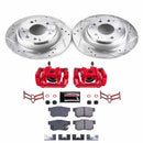 PowerStop Z23 Daily Driver Carbon-Fiber Ceramic Pads Drilled & Slotted Rotor & C