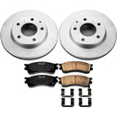 PowerStop Genuine Geomet Coated Rotor and Low-Dust Ceramic Brake Pad Kit