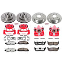 PowerStop Z36 Truck and SUV Ceramic Brake Pad, Drilled & Slotted Rotor, and Cali