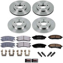 PowerStop OE Stock Replacement Low-Dust Ceramic Brake Pad and Rotor Kit