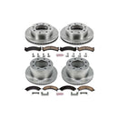 PowerStop OE Stock Replacement Low-Dust Ceramic Brake Pad and Rotor Kit