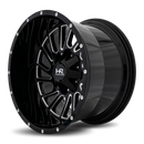 20x12 Hardrock Overdrive Gloss Black Milled 8x165.1 ET-51 wheel/rim