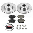 PowerStop OE Stock Replacement Low-Dust Ceramic Brake Pad and Rotor Kit