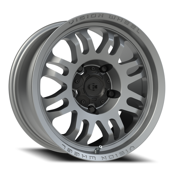 17x8.5 Vision 409 Inferno Satin Grey 5x150 ET0 Wheel Rim