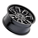 20x9 Mayhem Ordinance Gloss Black Milled 5x127 ET0 CB87 Wheel Rim