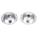 PowerStop Evolution Drilled Slotted Rotors Pair Rear For Acura CL