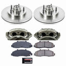 PowerStop OE Stock Replacement Low-Dust Ceramic Brake Pad, Rotor and Caliper Kit