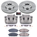PowerStop OE Stock Replacement Low-Dust Ceramic Brake Pad, Rotor and Caliper Kit