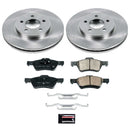 PowerStop OE Stock Replacement Low-Dust Ceramic Brake Pad and Rotor Kit