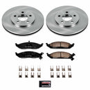 PowerStop OE Stock Replacement Low-Dust Ceramic Brake Pad and Rotor Kit