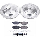 PowerStop Z23 Daily Driver Carbon-Fiber Ceramic Brake Pad and Drilled & Slotted