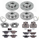 PowerStop OE Stock Replacement Low-Dust Ceramic Brake Pad, Rotor and Caliper Kit