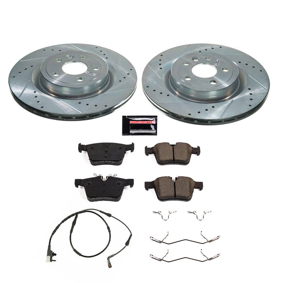 PowerStop Z23 Daily Driver Carbon-Fiber Ceramic Brake Pad and Drilled & Slotted