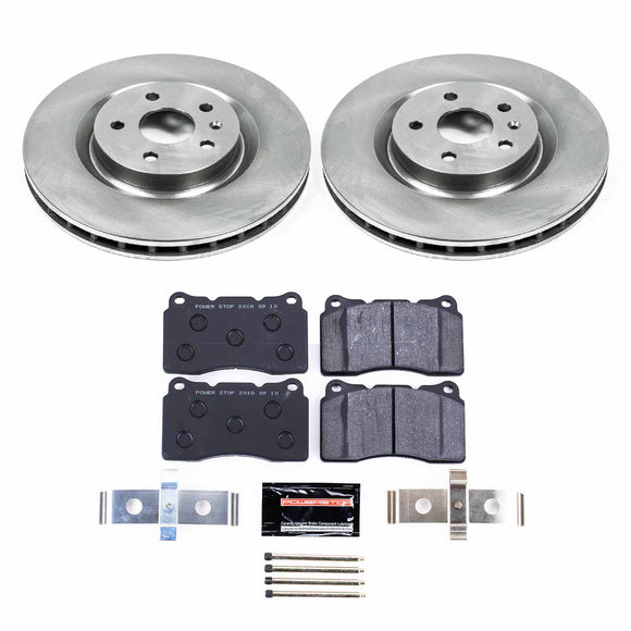 PowerStop Track Day High-Performance Brake Pad and Rotor Kit