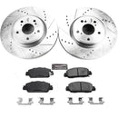 PowerStop Z23 Daily Driver Carbon-Fiber Ceramic Brake Pad and Drilled & Slotted