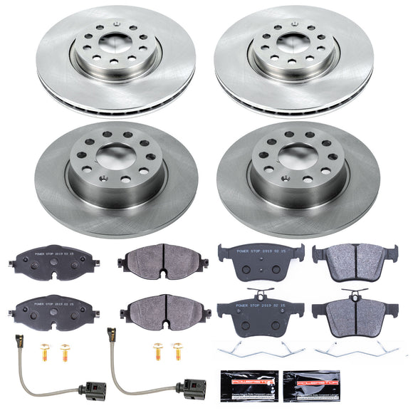 PowerStop Track Day Spec High-Performance Brake Pad and Rotor Kit