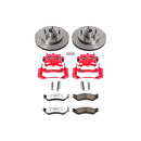PowerStop Z36 Truck and SUV Ceramic Brake Pad, Drilled & Slotted Rotor, and Cali