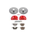 PowerStop Z26 Street Performance Ceramic Brake Pad, Drilled Slotted Rotor, and C