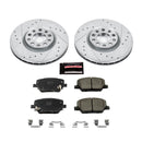 PowerStop Z23 Daily Driver Carbon-Fiber Ceramic Brake Pad and Drilled & Slotted