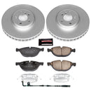 PowerStop Genuine Geomet Coated Rotor and Carbon-Fiber Ceramic Brake Pad Kit