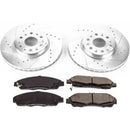 PowerStop Z23 Daily Driver Carbon-Fiber Ceramic Brake Pad and Drilled & Slotted