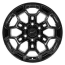 18x9 Defiant DF03 Gloss Black 6x139.7 6x5.5 ET-12 Wheel Rim