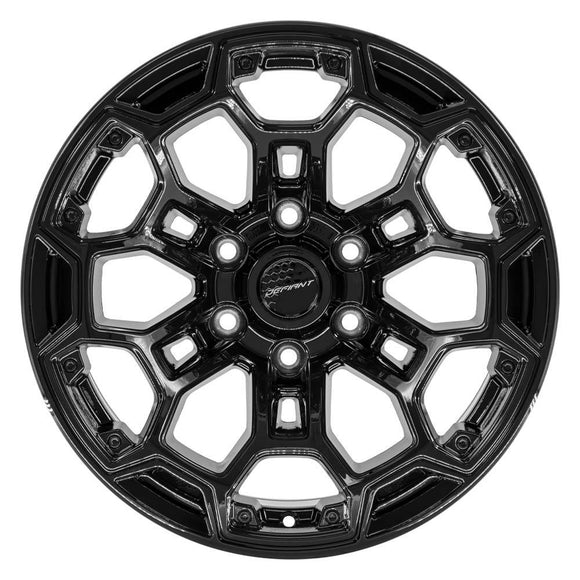 18x9 Defiant DF03 Gloss Black 6x139.7 6x5.5 ET-12 Wheel Rim