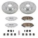 PowerStop Z26 Street Performance Ceramic Brake Pad and Drilled & Slotted Rotor K