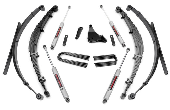 Rough Country 6" Lift Kit Rear Springs For Ford Super Duty 4WD 99-04