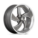 20X8 US Mag 1PC U133 Desperado Gray 5X127 5X5 ET1 Wheel Rim