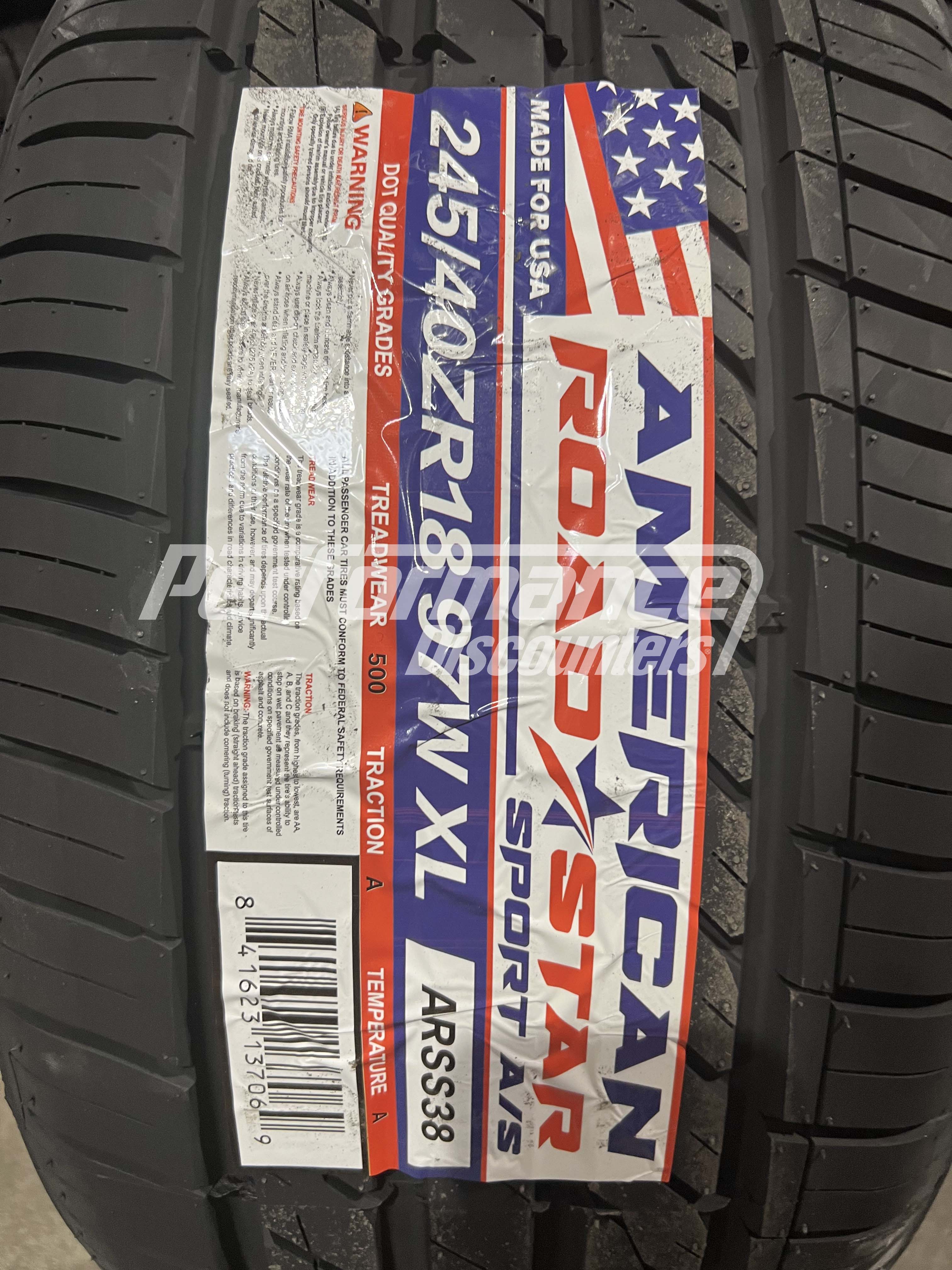 American Roadstar Sport A/S Tire(s) 245/40R18 97W SL BSW 245 40 18 2454018