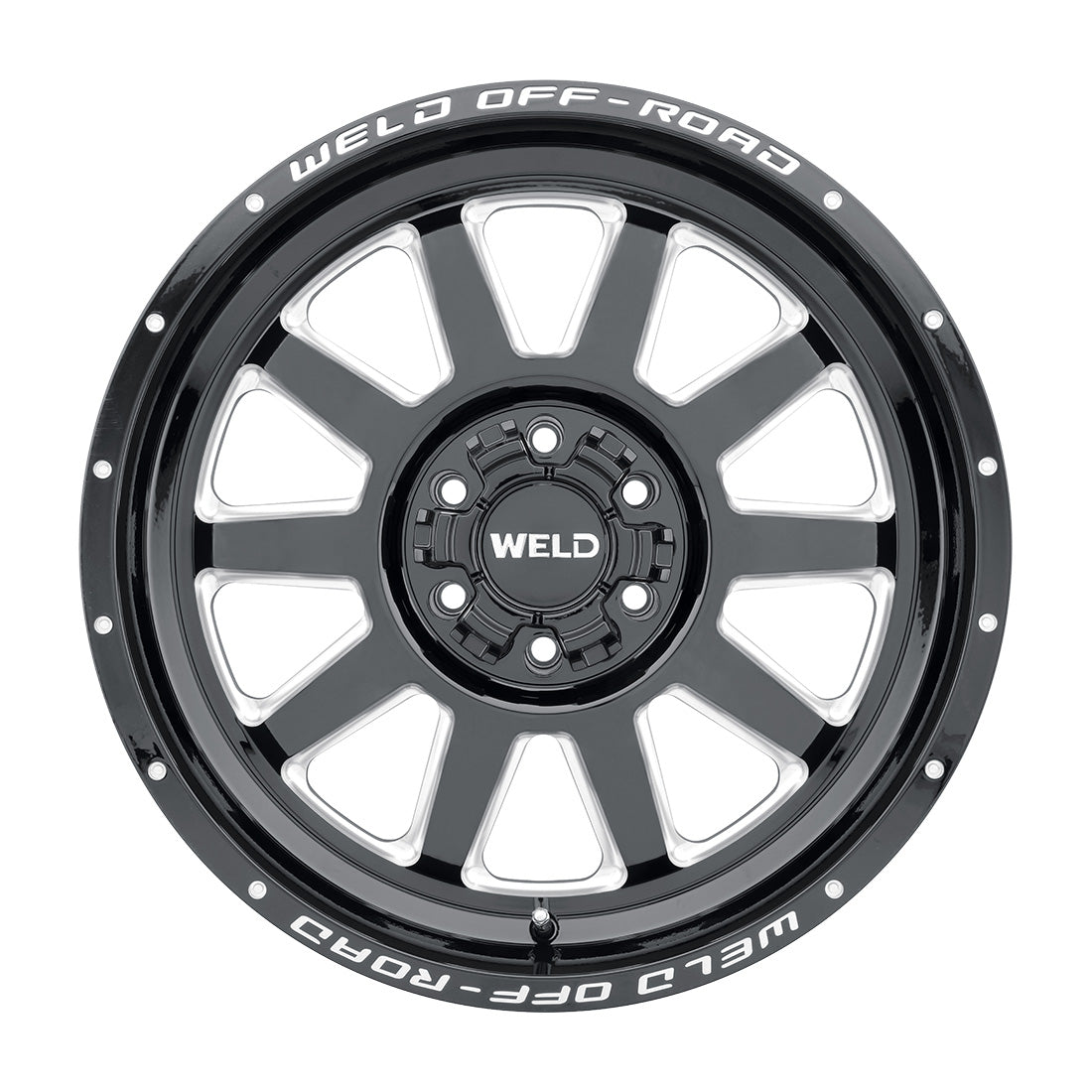 20x9 WELD Off-Road Stealth Black Milled 6x135 6x139.7 6x5.5 ET13 Wheel Rim - 0