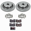 PowerStop OE Stock Replacement Low-Dust Ceramic Brake Pad, Rotor and Caliper Kit