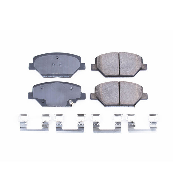 PowerStop Z17 Evolution Ceramic Brake Pads With Hardware