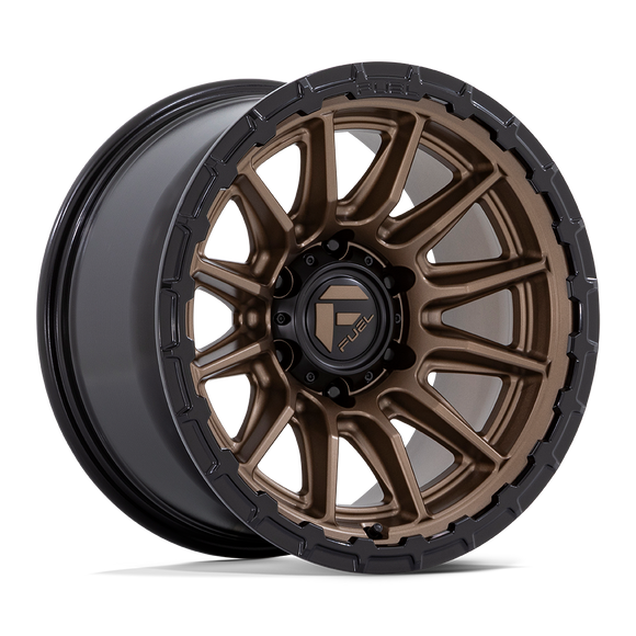 17x9 Fuel Off-Road FC866 Piston Matte Bronze Gloss Black Lip 6x139.7 ET-12 Wheel