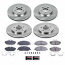 PowerStop OE Stock Replacement Low-Dust Ceramic Brake Pad and Rotor Kit