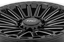 22x10 Rough Country 97 Series Gloss Black 6x5.5 6x139.7 ET-25 Wheel Rim
