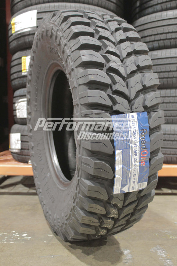 LT265/75R16 RoadOne Cavalry MT 123/120Q BW E/10 265 75 16 2657516