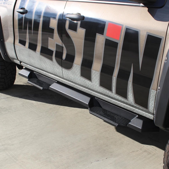 Westin HDX Xtreme Nerf Step Bars Powder Coated Textured Black Steel 56-23725