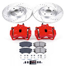 PowerStop Z23 Daily Driver Carbon-Fiber Ceramic Pads Drilled & Slotted Rotor & C